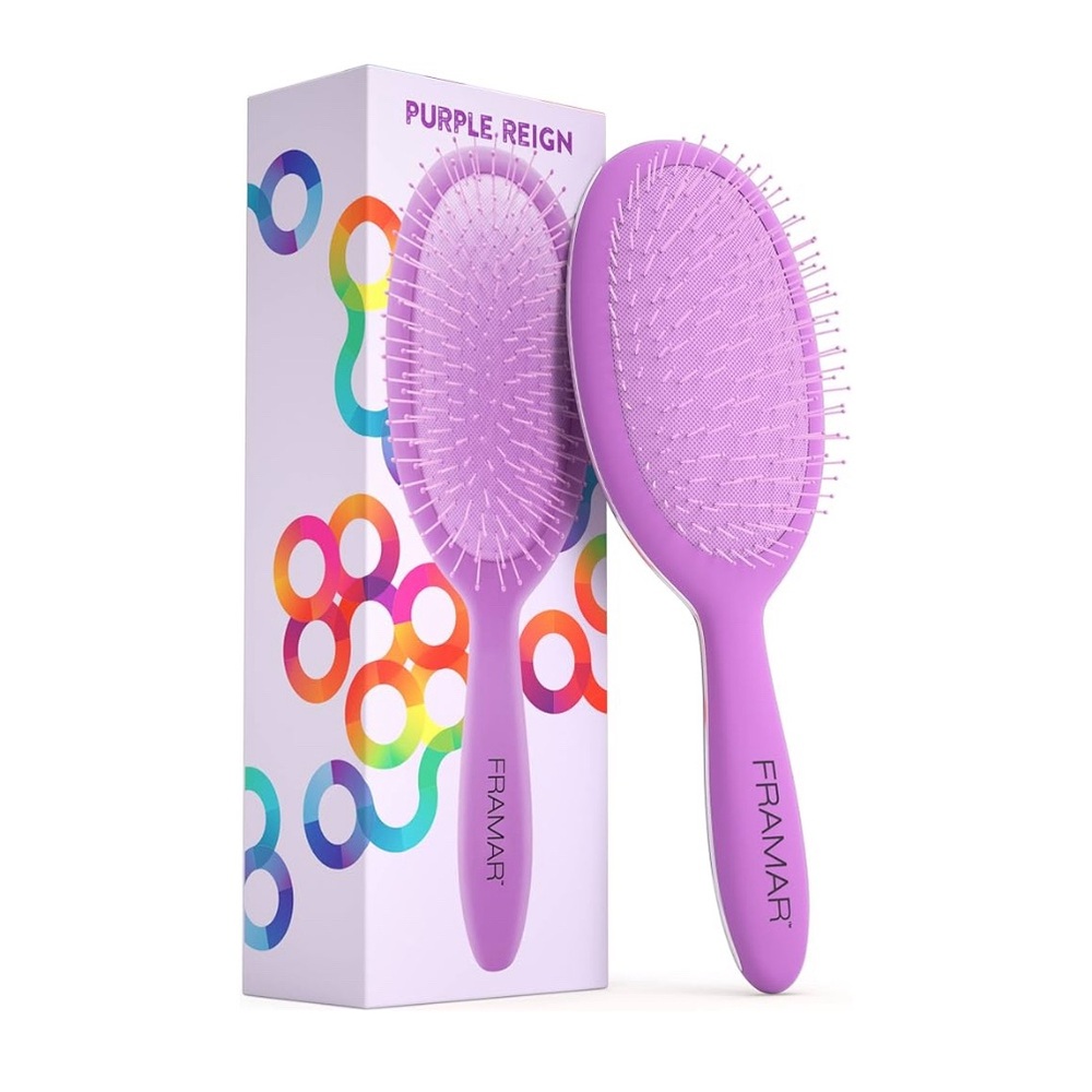 Purple Hair Brush